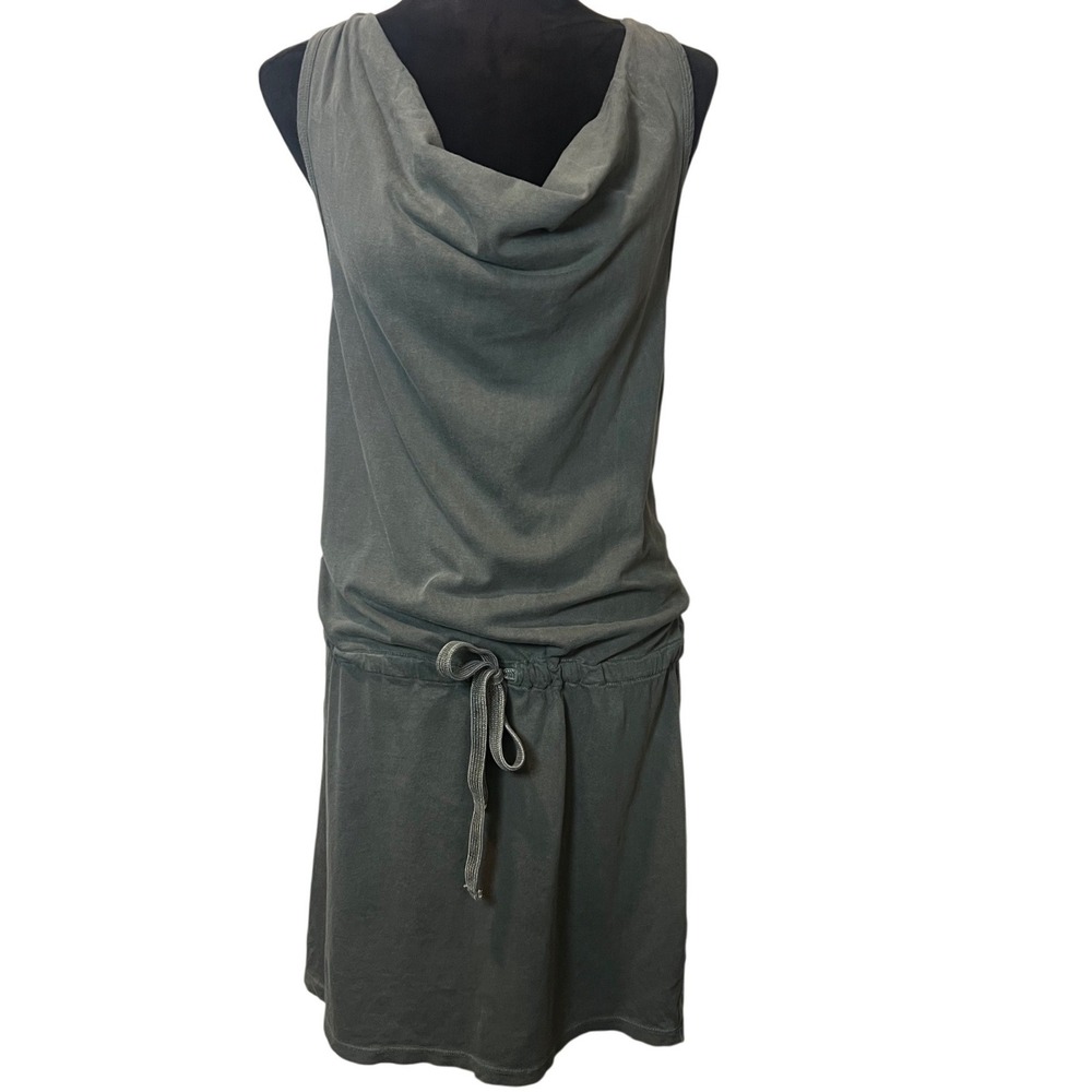 Standard James Perse Gray Cowlneck Racerback Supima Cotton Dress Size 3 L